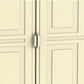 Duramax 8' x 8' DuraMate Shed with Foundation Kit 00384 close up of door handles