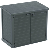 Duramax Storeaway Flat Lid 1200L Gray 86630 - Deck Box closed